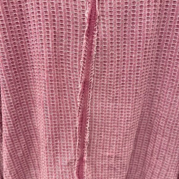 Free People Wildcat Washed Mauve Thermal Long SleeveTop .Size XS - Picture 10 of 14